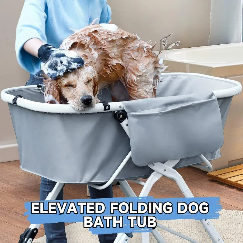Elevated Dog Bath Tub