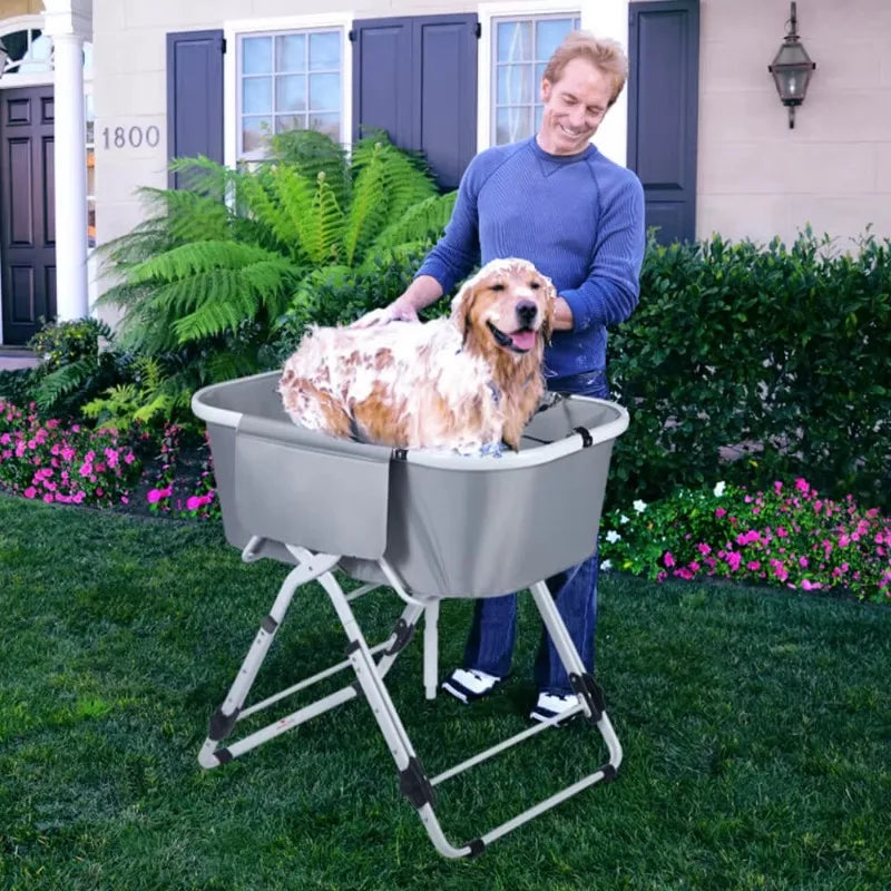Elevated Dog Bath Tub